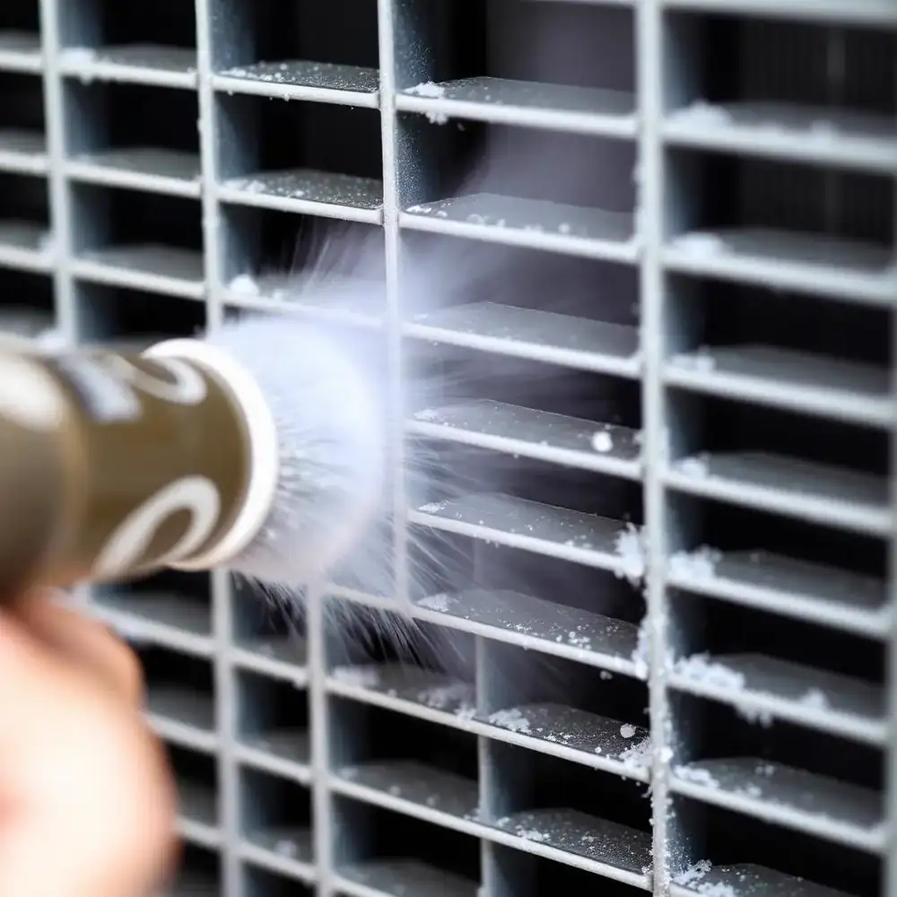 Coil Cleaning by a Pure Breeze technician